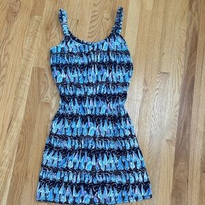Lilly Pulitzer Blue sailboat Loro romper